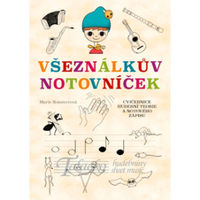 VŠEZNÁLKŮV NOTOVNÍČEK - cvičebnice hudební teorie a notového zápisu